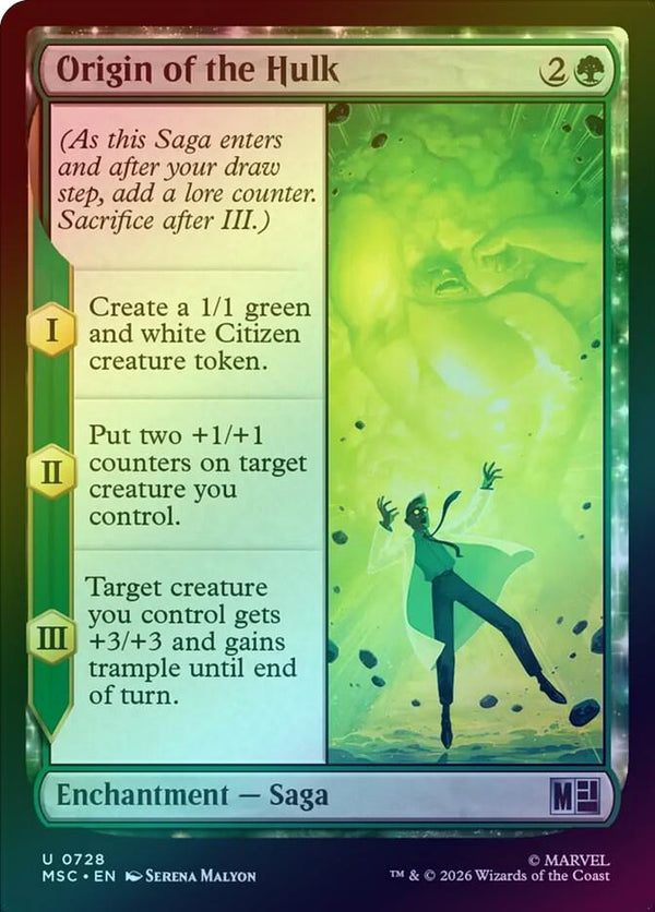 Origin of the Hulk (Foil) (MSC)