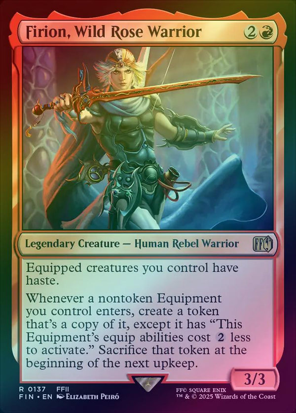 Firion, Wild Rose Warrior (Foil) (FIN)