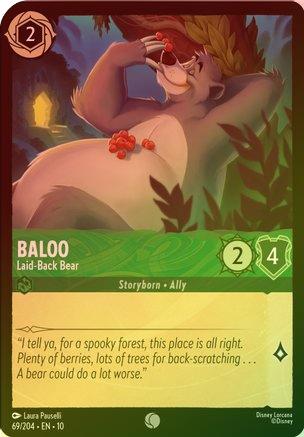Baloo (Laid-Back Bear) - 69/204 - Common (Foil)