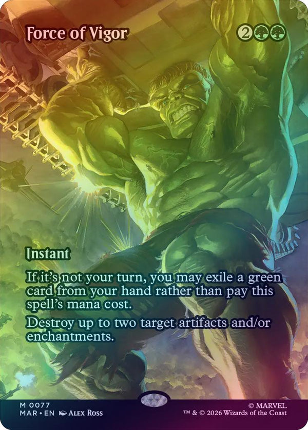 Force of Vigor - Source Material Showcase (Foil) (MAR) (Pre-Order)