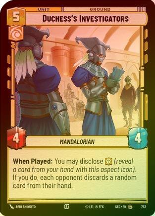 Duchess's Investigators (Foil) - 733 - Common (Foil)