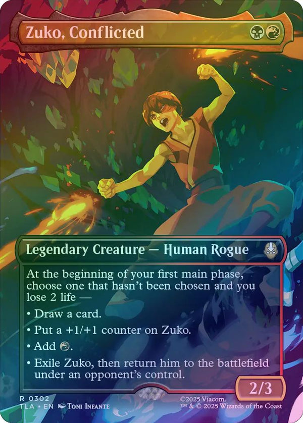 Zuko, Conflicted - Borderless (Foil) (TLA)
