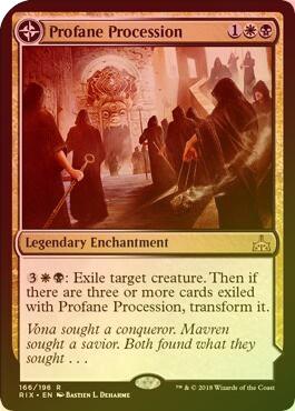 Profane Procession // Tomb of the Dusk Rose (Foil) (RIX)