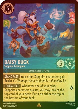 Daisy Duck (Sapphire Champion) - 158/204 - Rare (Foil)