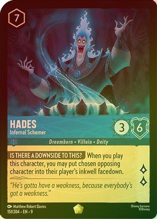 Hades (Infernal Schemer) (Fabled Reprint) - 151/204 - Legendary (Foil)