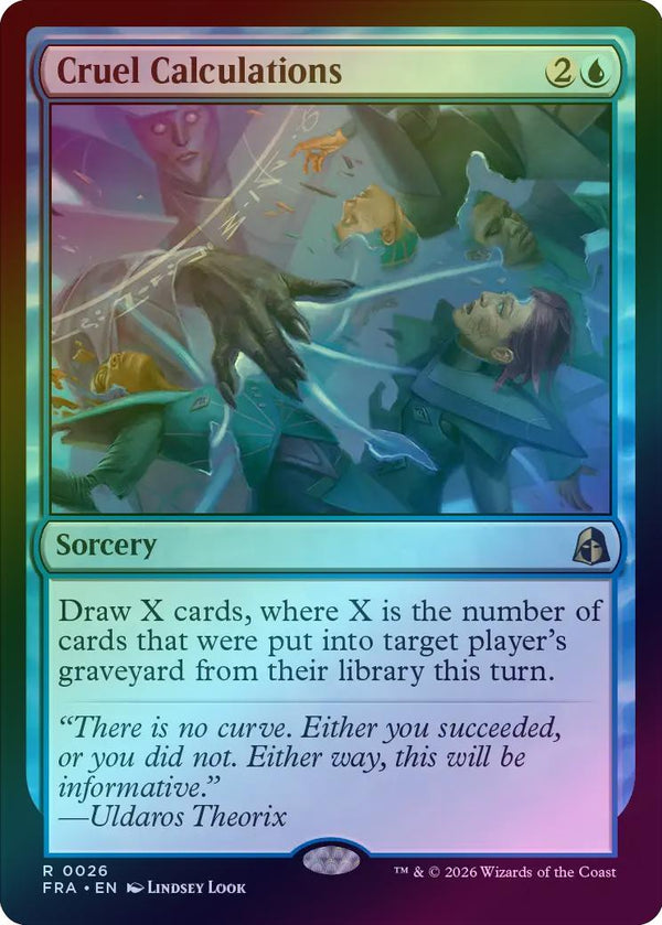 Cruel Calculations (Foil) (FRA) (Pre-Order)