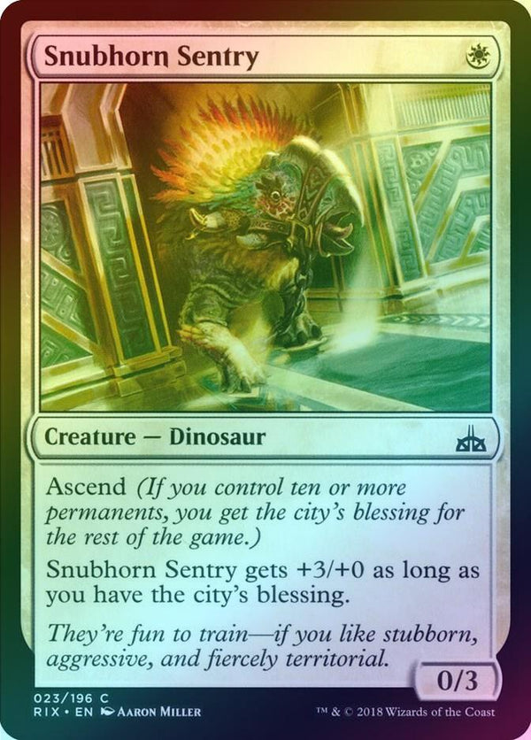 Snubhorn Sentry (Foil) (RIX)