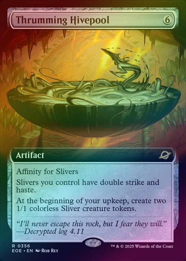 Thrumming Hivepool - Extended Art (Foil) (EOE)
