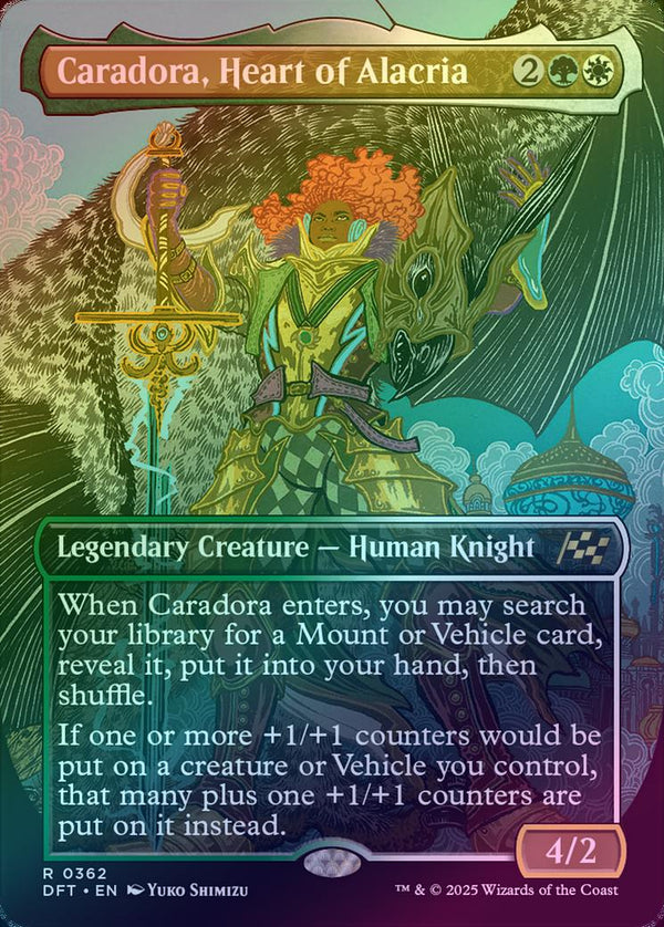 Caradora, Heart of Alacria - Borderless (Foil) (DFT)