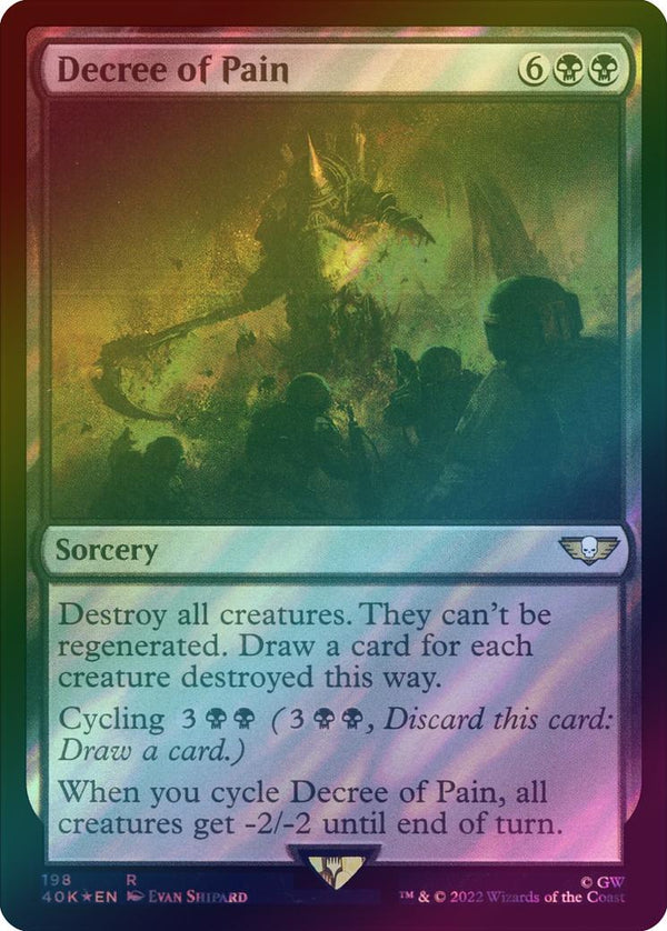 Decree of Pain (Surge Foil) (40K)