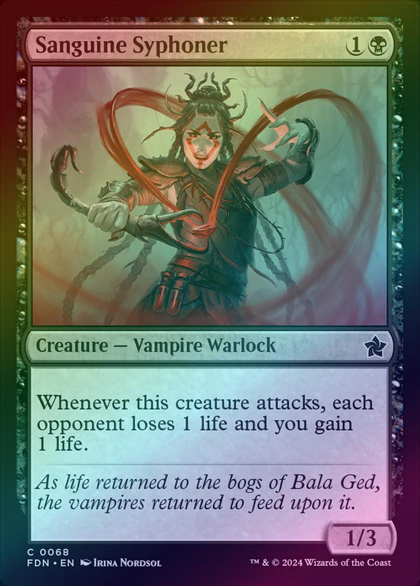 Sanguine Syphoner (Foil) (FDN)