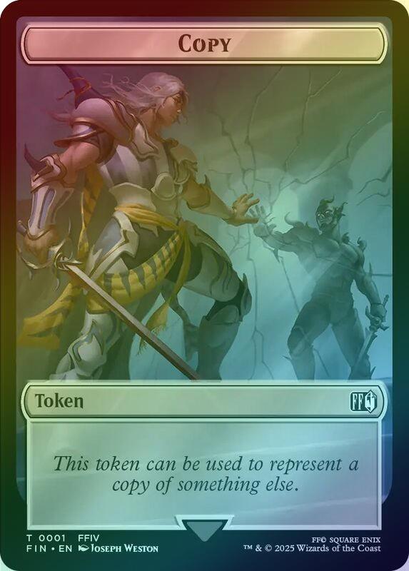Moogle (011) // Copy (001) Token (Foil) (TFIN)