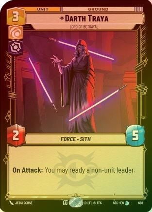 Darth Traya - Lord of Betrayal (Foil) - 698 - Legendary (Foil)