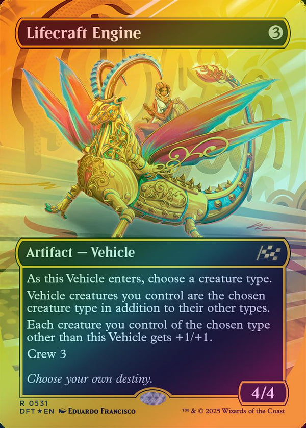 Lifecraft Engine - Borderless Revved Up (First-Place Foil) (DFT)