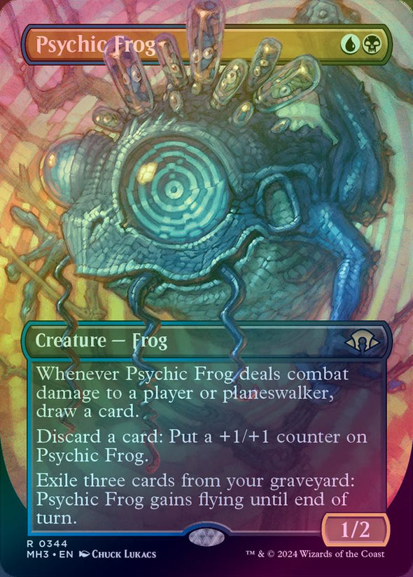 Psychic Frog - Borderless (Foil) (MH3)