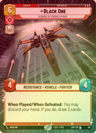 Black One - Scourge of Starkiller Base (Hyperspace) - 410 - Legendary (Foil)