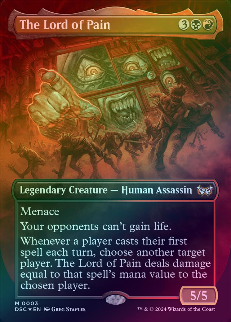 401 Games Canada - The Lord of Pain - Borderless (Foil) (DSC) 401 Games Canada - The Lord of Pain - Borderless (Foil) (DSC)