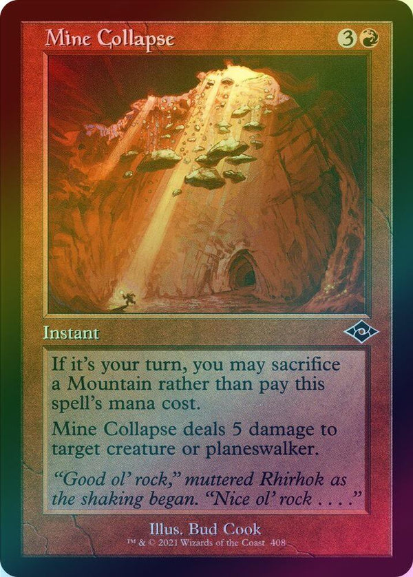 Mine Collapse - Retro Frame (Foil) (MH2)