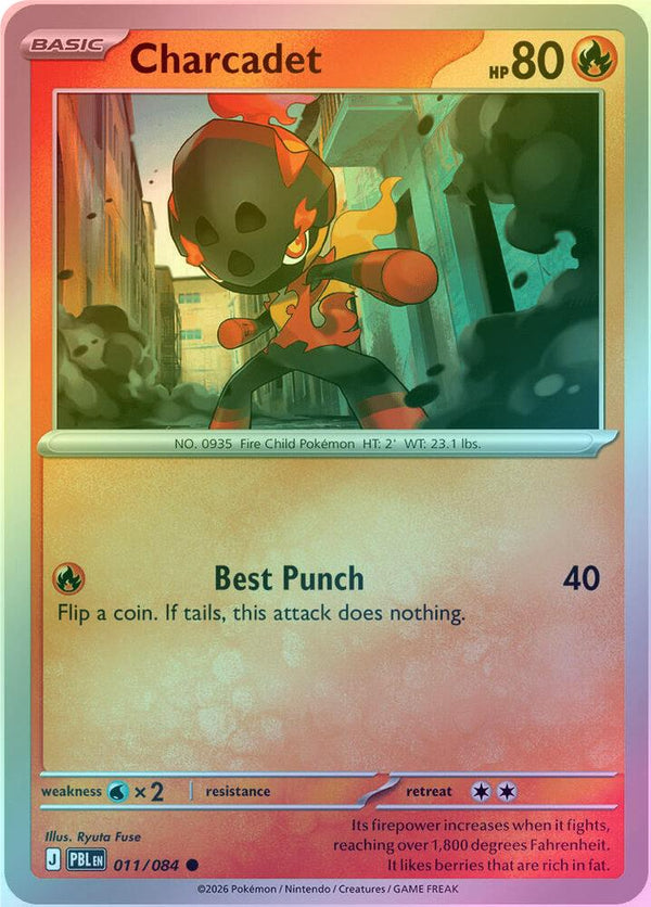 Charcadet - 011/084 - Common - Reverse Holo