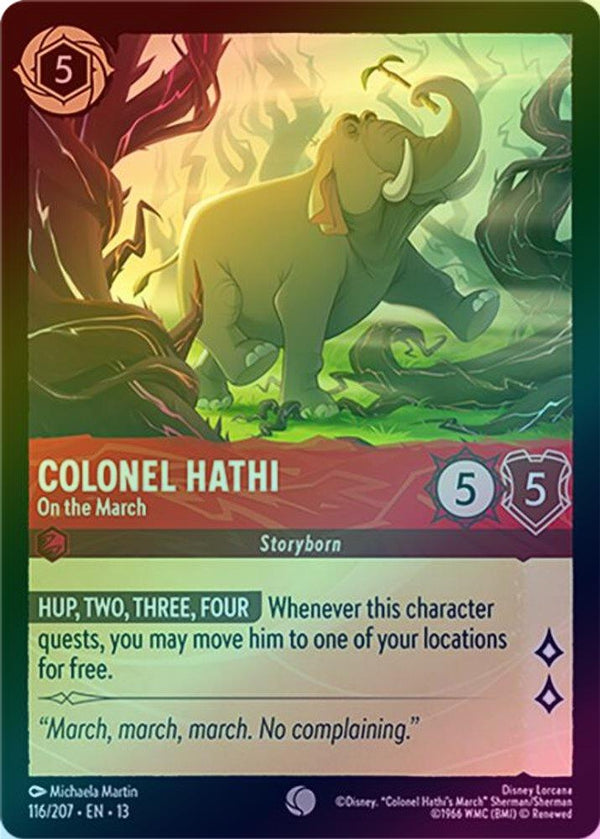 Colonel Hathi (On the March) - 116/207 - Common (Foil)