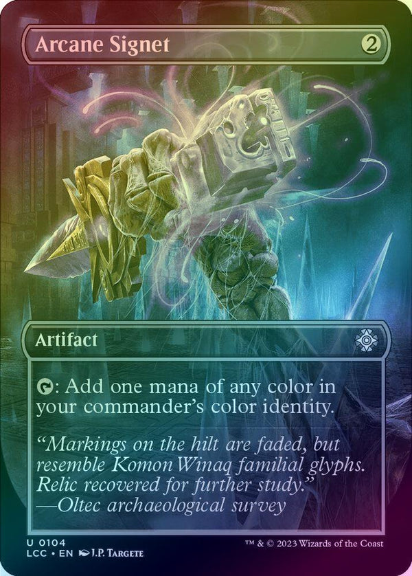 Arcane Signet - Borderless (Foil) (LCC)