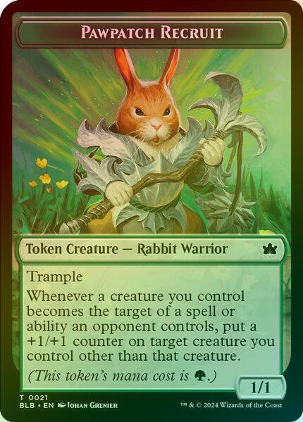 Pawpatch Recruit // Map Token (Foil) (TBLB)