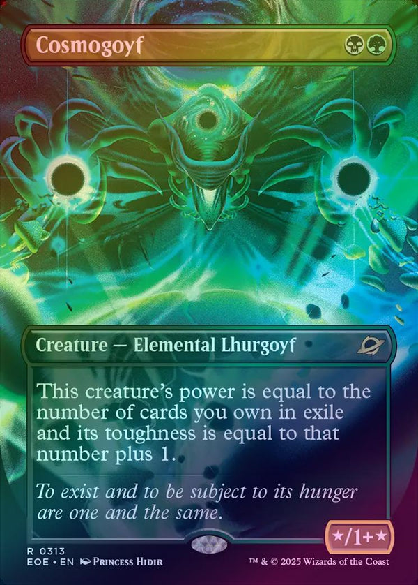 Cosmogoyf - Surreal Space Showcase (Foil) (EOE)
