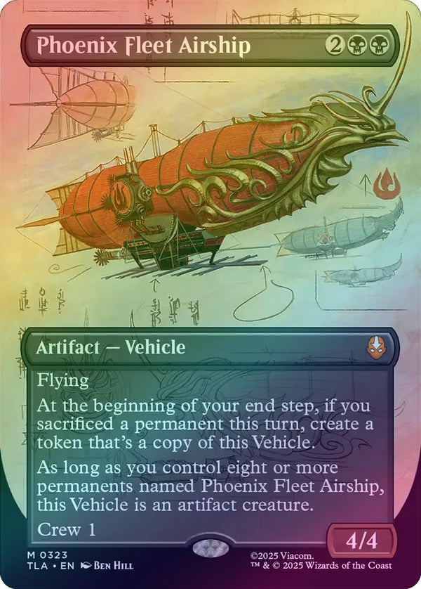 Phoenix Fleet Airship - Borderless (Foil) (TLA)