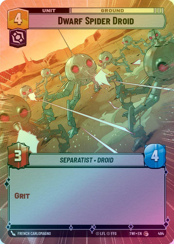 Dwarf Spider Droid (Hyperspace) - 494 - Common (Foil)