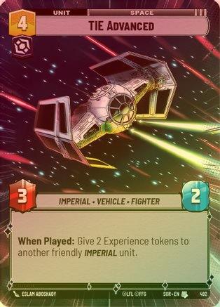 TIE Advanced (Hyperspace) - 492 - Uncommon (Foil)