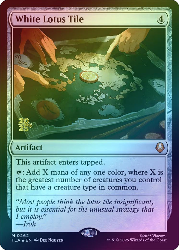 White Lotus Tile - Prerelease Promo (Foil) (PTLA)