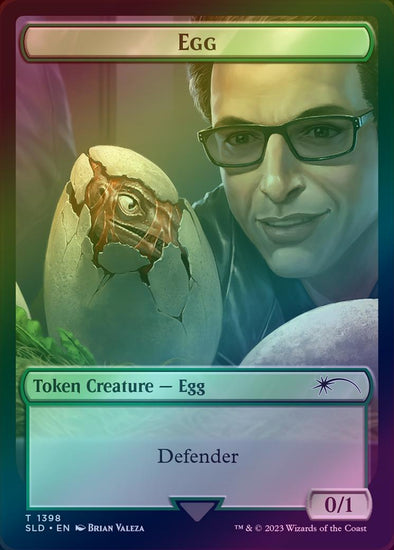 ian malcolm mtg card Dr. Ian Malcolm (Rainbow Foil) Secret Lair Series (SLD) #1397