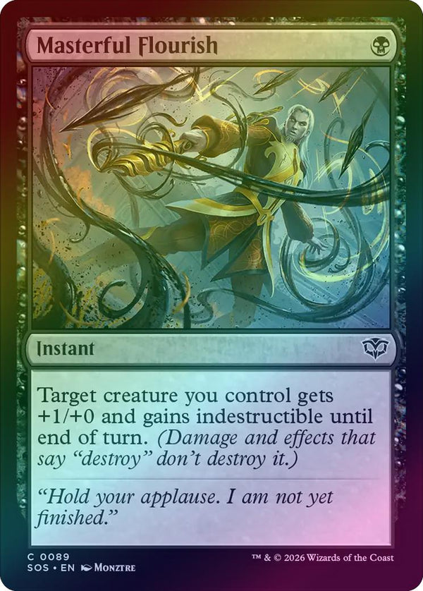 Masterful Flourish (Foil) (SOS)