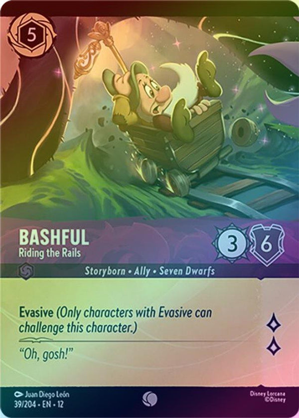 Bashful (Riding the Rails) - 39/204 - Common (Foil)
