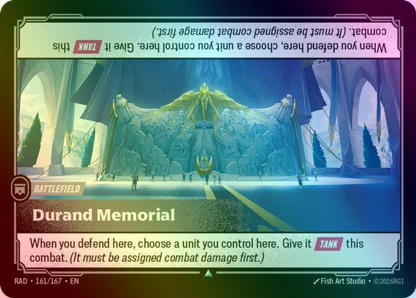 Durand Memorial - 161/167 - Uncommon (Foil)