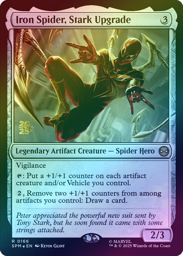 Iron Spider, Stark Upgrade - Prerelease Promo (Foil) (PSPM)