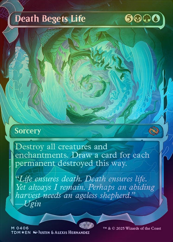 Death Begets Life - Ghostfire Showcase - English Language (Foil) (TDM)