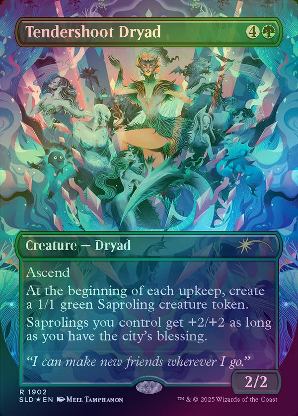 Tendershoot Dryad - Everyone's Invited! (Double Rainbow Foil) (SLD)