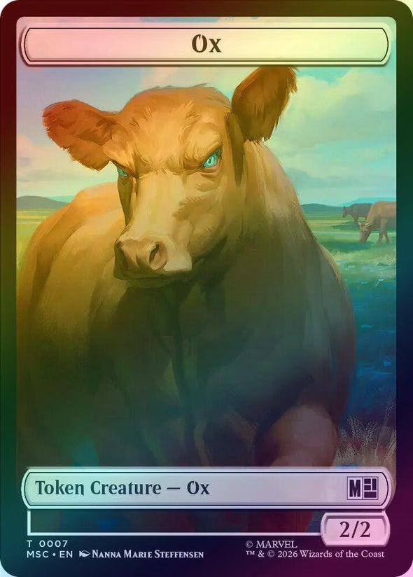 Ox // Vibranium Token (Foil) (TMSC)