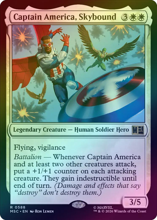 Captain America, Skybound (Foil) (MSC) (Pre-Order)