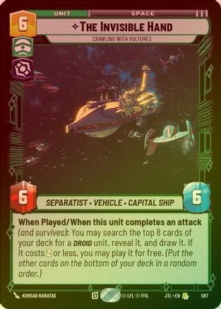 The Invisible Hand - Crawling With Vultures - 587 - Rare (Foil)