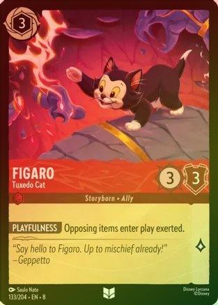 Figaro (Tuxedo Cat) - 133/204 - Uncommon (Foil)