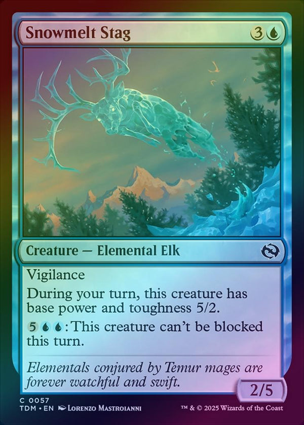 Snowmelt Stag (Foil) (TDM)