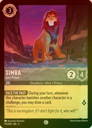 Simba (Lost Prince) - 173/204 - Common (Foil)