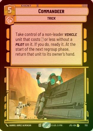 Commandeer - 733 - Rare (Foil)
