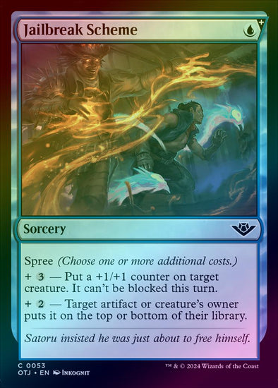 Jailbreak Scheme (Foil) (OTJ)