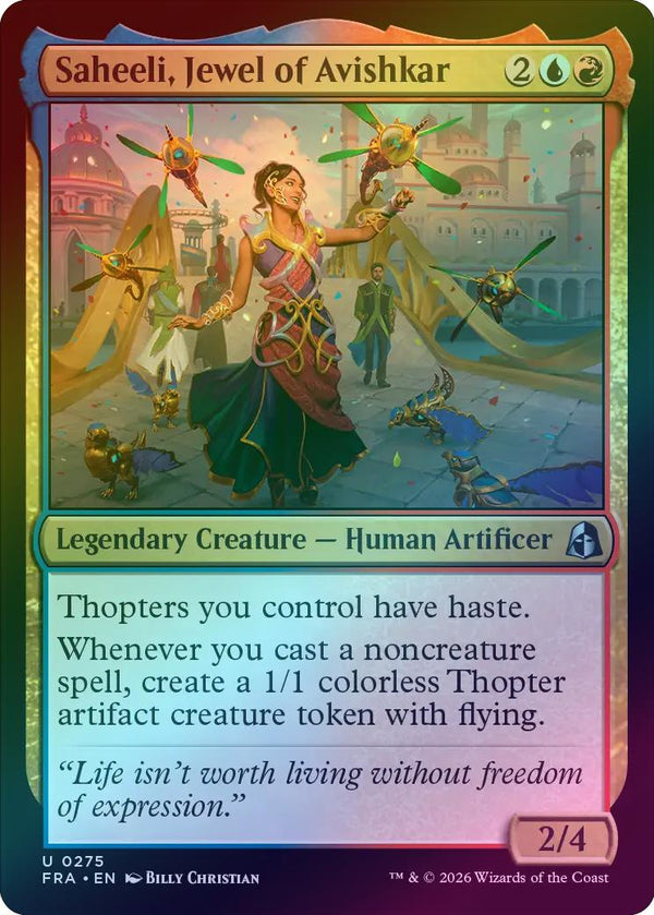 Saheeli, Jewel of Avishkar (Foil) (FRA)