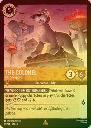The Colonel (Old Sheepdog) - 17/204 - Rare (Foil)