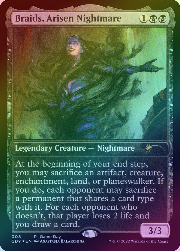 Braids, Arisen Nightmare - Game Day Promo (Foil) (GDY)