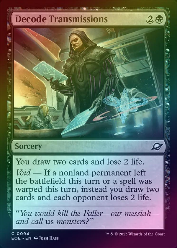 Decode Transmissions (Foil) (EOE)